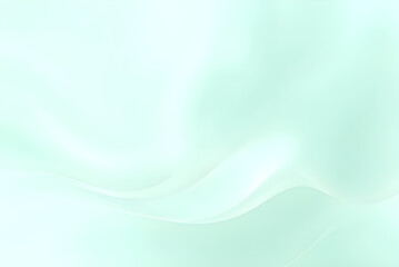 Fototapeta premium Flowing Abstract Waves with Gradient Tones in Soft Light Background, Generative AI