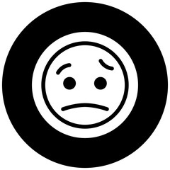 Face with Raised Eyebrow Icon