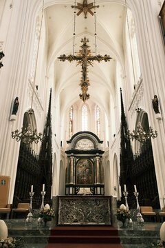 アントワープ：聖母大聖堂内、Cathedral of Our Lady in Antwerp