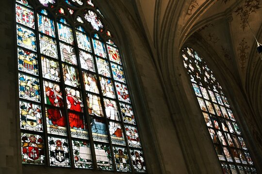 アントワープ：聖母大聖堂のステンドグラス、Cathedral of Our Lady in Antwerp
