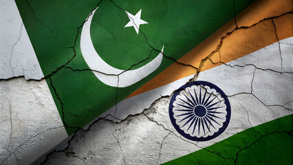Weathered Cracked Wall with Rough Textures Pakistan and India