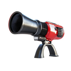 Futuristic Red and Black Leaf Blower Powerful Air Tool