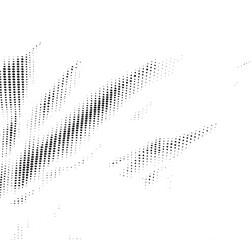 Abstract white shapes form a dynamic flowing