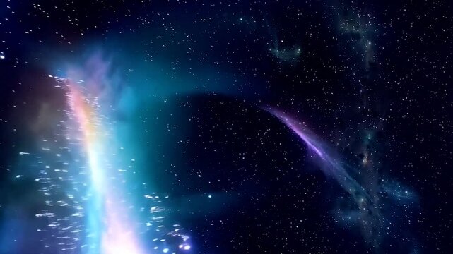 Galactic Drift: Flying Through Nebulae in Cassiopeia in 4K

