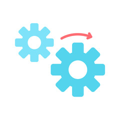 Configurations icon vector image. Suitable for mobile apps, web apps and print media.