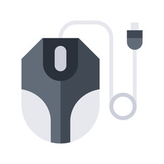 Connected Mouse icon vector image. Suitable for mobile apps, web apps and print media.