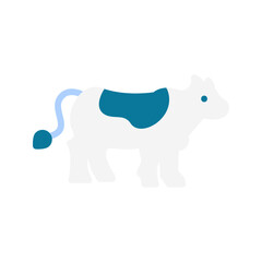 Cow icon vector image. Suitable for mobile apps, web apps and print media.