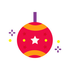 Decoration Ball icon vector image. Suitable for mobile apps, web apps and print media.