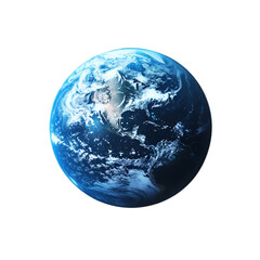 Earth Planet Globe Blue Ocean Clouds Space,