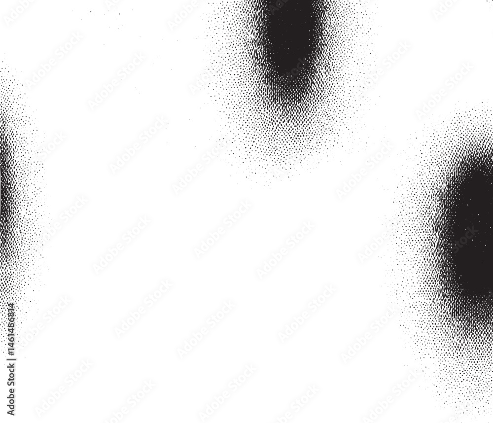 Poster two overlapping black circles create a dynamic and abstract visual effect against a white background