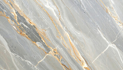 Obraz premium Light gray marble abstract background. Gold crack pattern vein design. Natural stone mineral texture. Luxurious shimmer surface. Elegant smooth finish. Subtle glow. Decorative modern style.
