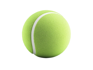  Tennis ball isolated on white background