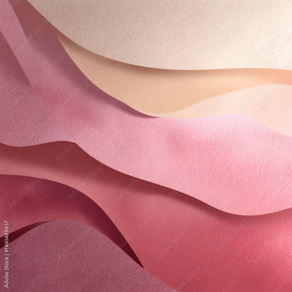 Poster delicate gradient layers of light and shadow create an abstract textural landscape