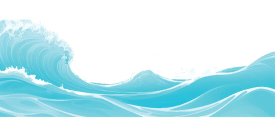 Tranquil watercolor sea texture featuring light blue and green hues. Hand-painted abstract art perfect for backgrounds, invitations, and creative projects.
