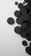 Black circles overlap on light gray background.