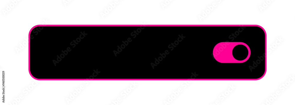 Poster on off toggles switch buttons vector set. modern web and mobile app switch button interface elements