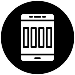 Signal Cellular 4 Bar Vector Icon