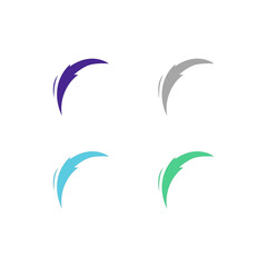 Water Splash Sign Symbol Logo Vector isolated on White