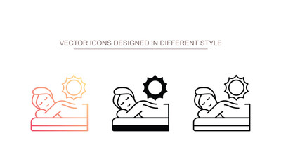 Tan icon design with white background stock illustration