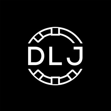 WebDLJ letter logo. DLJ blue image on white background. DLJ Monogram logo design for entrepreneur and business. DLJ best icon.
