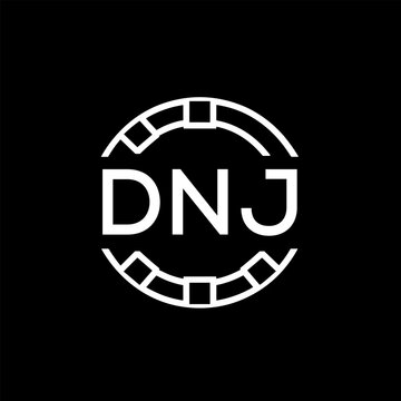 WebDNJ letter logo. DNJ blue image on white background. DNJ Monogram logo design for entrepreneur and business. DNJ best icon.
