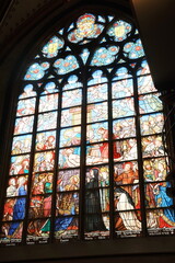 アントワープ：聖母大聖堂のステンドグラス、Cathedral of Our Lady in Antwerp