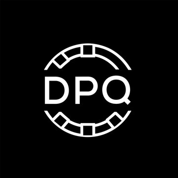 WebDPQ letter logo. DPQ blue image on white background. DPQ Monogram logo design for entrepreneur and business. DPQ best icon.
