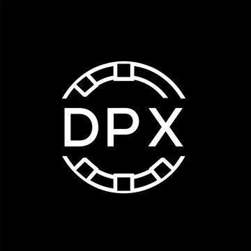 WebDPX letter logo. DPX blue image on white background. DPX Monogram logo design for entrepreneur and business. DPX best icon.
