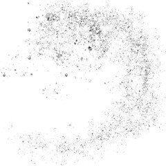 Falling shiny silver confetti isolated on transparent background. Bright festive tinsel. Png Effect sparkle  dust, shavings, sparks, silver particles, pussies, flakes.Print for polygraphy, posters.