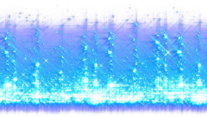 左右に連続配置できるキラキラのタイトルバック（透過背景） - ブルー