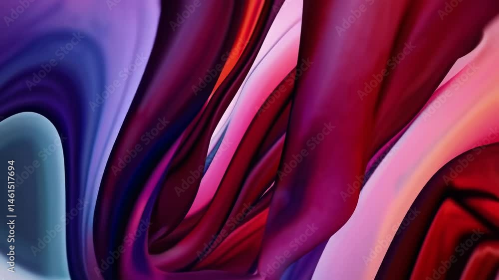 Poster dynamic vibrant abstract flowing colors in motion: a mesmerizing exploration of fluid textures and h