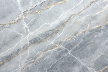 Fototapeta premium Elegant Grey Marble Texture with Golden Veins High Resolution Background Image