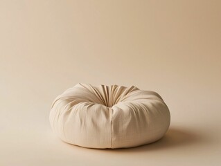 Obraz premium Beige Round Cushion