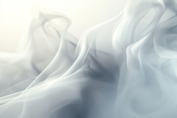 Obraz premium Elegant, flowing fabric design in soft light.