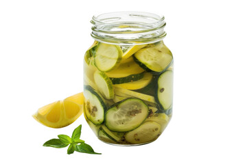 Delicious Homemade Pickles in Jar
