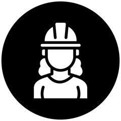 Female Engineer Icon