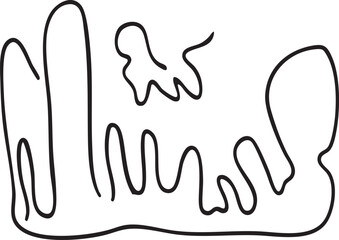 Obraz premium A hand creates a flowing stylized signature.