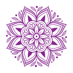 abstract floral background mandala design