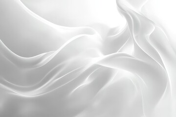 Graceful folds of white fabric in soft light.