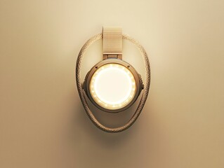 Fototapeta premium Illuminated Wall Lamp