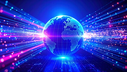 Obraz premium The landscape is alive with data-driven insights. 