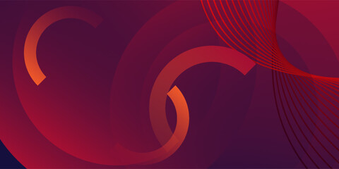 Obraz premium abstract background with geometric gradient circle. Abstract website landing page with circles. vector illustration