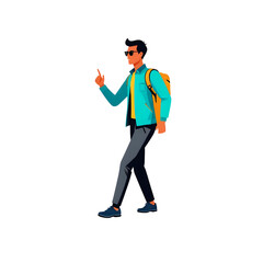 businessman with a briefcase