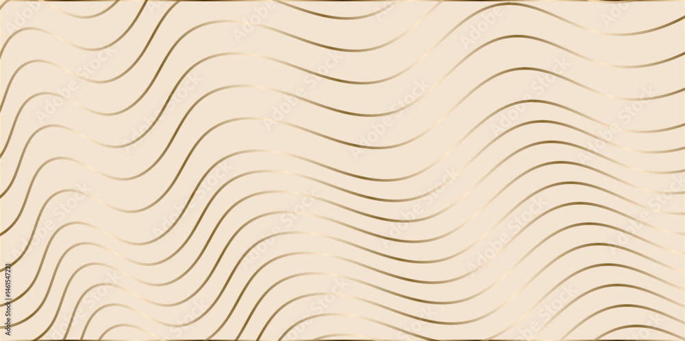 Aufkleber modern surface cream backdrop featuring many thin curved lines running diagonally across the surface