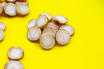 Fresh burdock roots or gobo roots