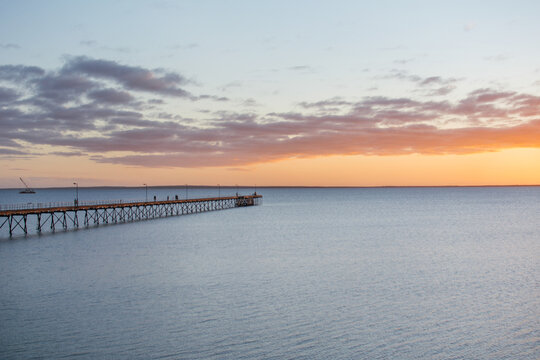 Jetty at sunset in Ceduna