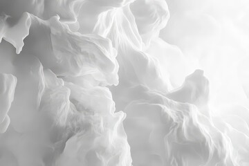 Naklejka premium Abstract texture of white fluid formations.