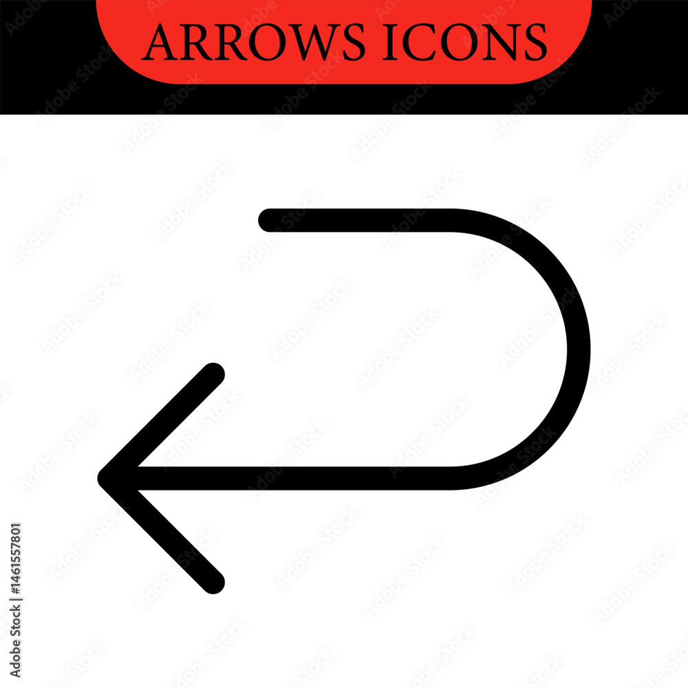 Aufkleber arrows big black set of web icons in line style. arrow collection signs for web and mobile app. arro
