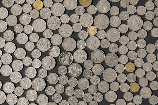 background of australian coins