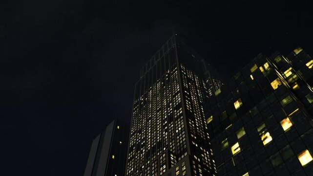 Nighttime Blackout Showing Power Cut Impact
